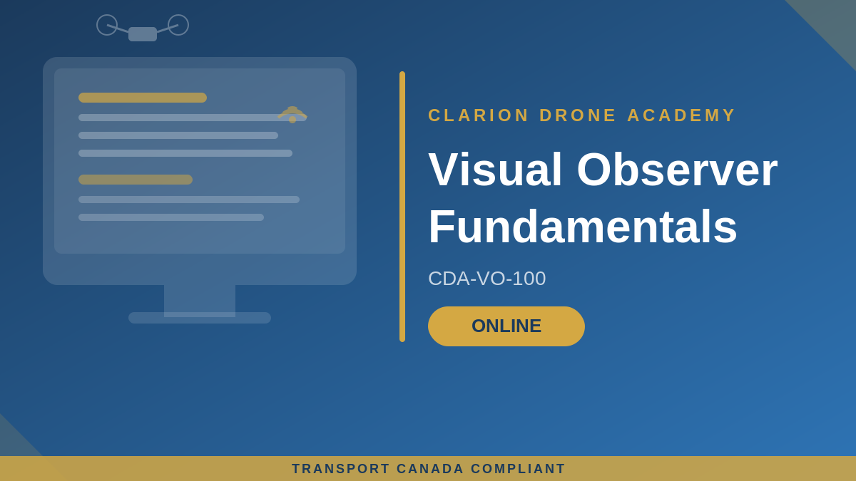 CDA-VO-100 Visual Observer Online
