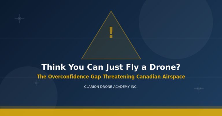 Think You Can Just Fly a Drone? The Overconfidence Gap That Threatens Canadian Airspace Safety